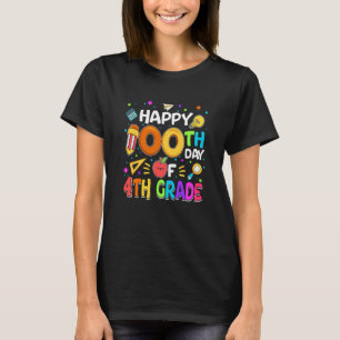 100 Days Smarter 4th Grade 100th Day Of School 4th T-Shirt