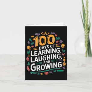 100 Days Smarter And Learning Colours For Apparel Card