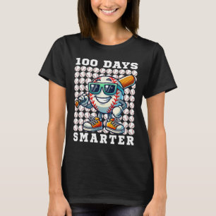 100 Days Smarter Bysebyll Byt 100 Days Of School B T-Shirt