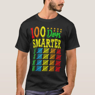 100 Days Smarter Counting Hash Marks Days Of Schoo T-Shirt