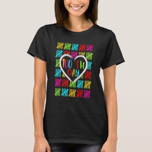 100 Days Smarter Counting Tally Marks 100Th Day Of T-Shirt
