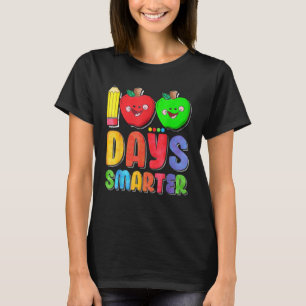 100 Days Smarter Cute 100 Days Of School Teacher K T-Shirt