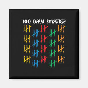 100 Days Smarter Cute Student Boys Girls 100 Days Magnet