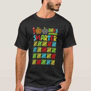 100 Days Smarter Happy 100th Day Of School Student T-Shirt