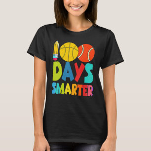 100 Days Smarter Happy 100th Day Of School Student T-Shirt