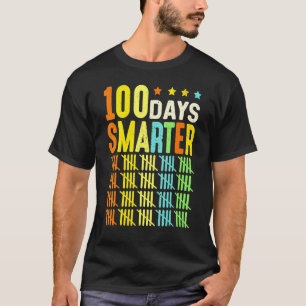 100 Days Smarter Happy 100th Day Of School Student T-Shirt