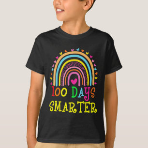 100 Days Smarter Happy 100th Day Of School Teacher T-Shirt