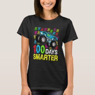 100 Days Smarter Happy 100th Day School Monster Tr T-Shirt