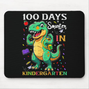100 Days Smarter In Kindergarten Boys 100th Days D Mouse Pad