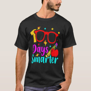 100 Days Smarter Kids Boy Girls 100th Day Of Schoo T-Shirt