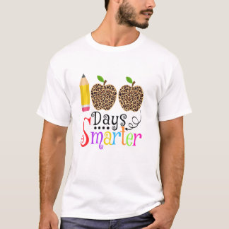 100 Days Smarter Kids Child 100th Day of school Te T-Shirt