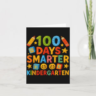 100 Days Smarter Kindergarten Milestone School Ach Card