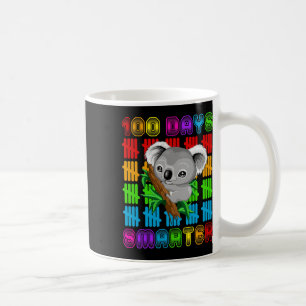 100 Days Smarter Koala Bear Lovers Happy 100th Day Coffee Mug