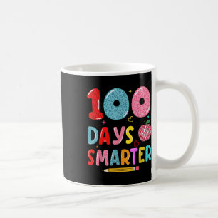 100 Days Smarter Leopard 100th Day Of School Girls Coffee Mug