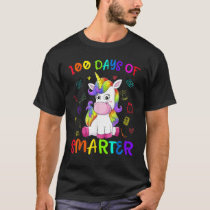 100 Days Smarter Magical Learning Of School Unicor T-Shirt