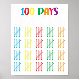 100 days smarter  poster
