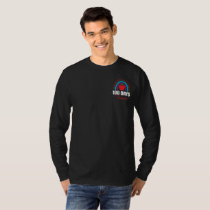 100 Days Smarter Rainbow Funny 100th Day of School T-Shirt