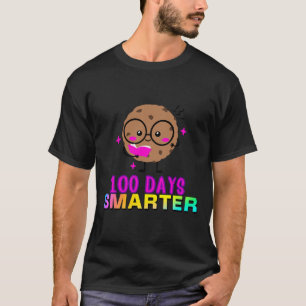 100 Days Smarter Smart Cookie With Gles Cute Fun T-Shirt