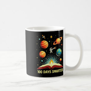 100 Days Smarter Space Astronaut 100th Day School Coffee Mug
