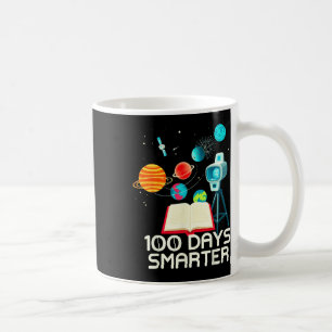100 Days Smarter Space Astronaut 100th Day School Coffee Mug