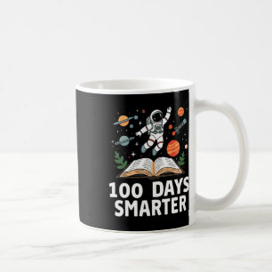 100 Days Smarter Space Astronaut 100th Day School Coffee Mug