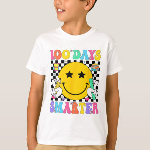 100 Days Smarter Teacher Boys Girls Kids 100th Day T-Shirt