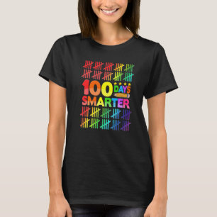 100 Days Smarter Teacher Kids n Happy 100th Day Of T-Shirt