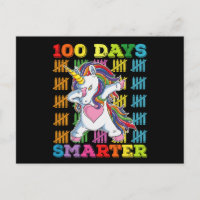 100 Days Smarter Unicorn 100th Day Of School