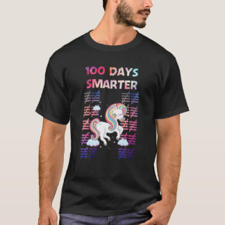 100 Days Smarter Unicorn Girls Teacher 100Th Day O T-Shirt