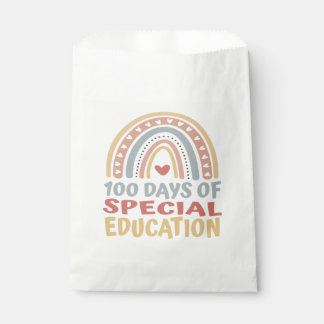 100 Days Special Education 100 Days of School Boho Favour Bag
