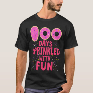 100 Days Sprinkled With Fun 100th Day Cute Donut G T-Shirt