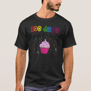 100 Days Sprinkled With Fun Cupcake 100 Days Of Sc T-Shirt