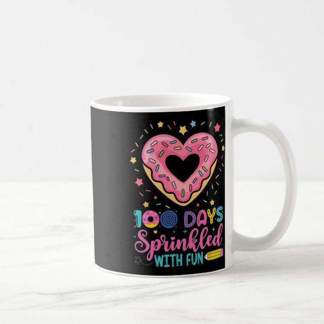 100 Days Sprinkled With Fun Cupcake 100th Day Of S Coffee Mug (Right)
