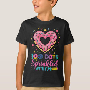 100 Days Sprinkled With Fun Cupcake 100th Day Of S T-Shirt