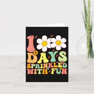 100 Days Sprinkled With Fun Cupcake Kids 100th Day Card