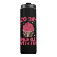 100 Days Sprinkled With Fun Cupcake School Girl