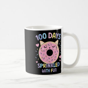100 Days Sprinkled With Fun Doughnut 100th Day Of  Coffee Mug