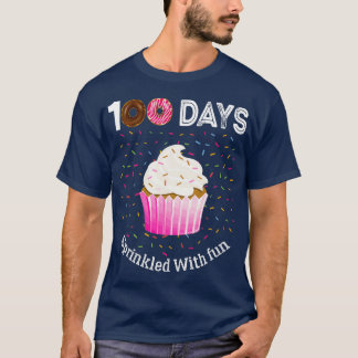 100 days sprinkled with fun funny 100 days of scho T-Shirt