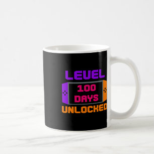 100 Days Unlocked 100th Day Of School Gamer Gaming Coffee Mug