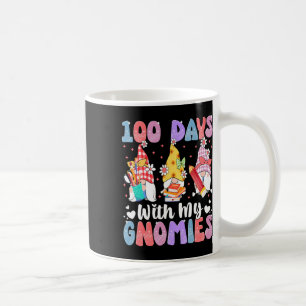 100 Days With My Gnomies 100 Days Of School Teache Coffee Mug