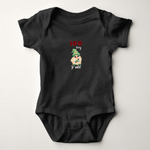 100 Days Y'all Cute Gnome Happy 100th Day Baby Bodysuit