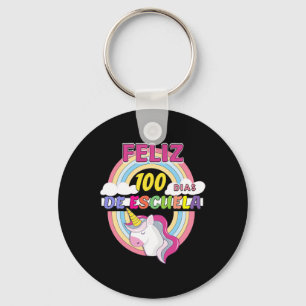100 Dias De Escuela 100 Days Of School Keychain