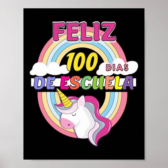 100 Dias De Escuela 100 Days Of School  Poster (Front)