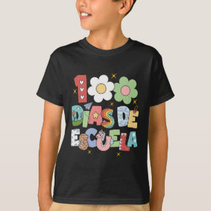 100 Dias De Escuela Bilingual Spanish Teacher  T-Shirt