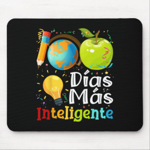 100 Dias Mas Inteligente Spanish Teacher 100th Day Mouse Pad