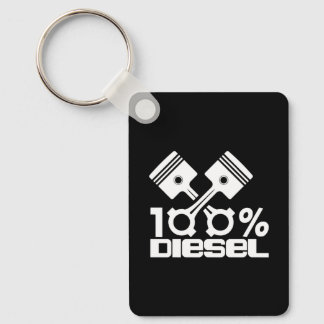 100 Diesel I Dieselholics I Trucker Keychain