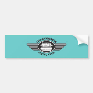 100 Dollar Hamburger - Flying Club Bumper Sticker