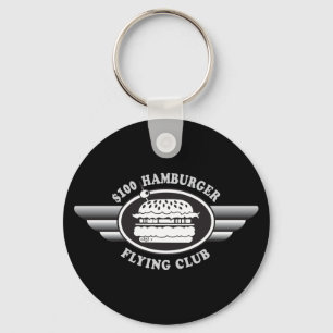 100 Dollar Hamburger - Flying Club Keychain