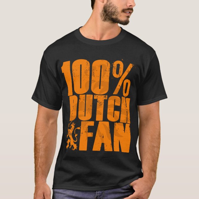 100% Dutch Fan T-Shirt (Front)