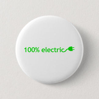 100% Electric Vehicle 2 Inch Round Button